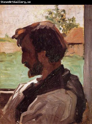 Frederic Bazille Self Portrait at Saint-Sauveur